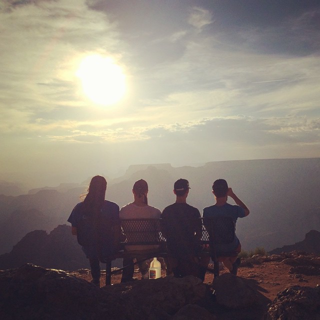 Jeffrey Brant, Mike Posner, Adam Friedman, and Matt Chatigny at the Grand Canyon in Arizona June 28, 2015
instagram.com/cars2cool
