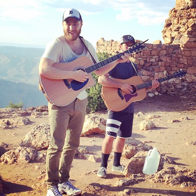 Mike Posner and Adam Friedman performing at the Grand Canyon in Grand Canyon Village, AZ June 28, 2015
instagram.com/cars2cool
