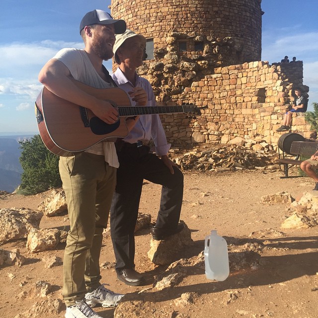 Mike Posner at the Grand Canyon in Grand Canyon Village, AZ June 28, 2015
instagram.com/shaeli_lp
