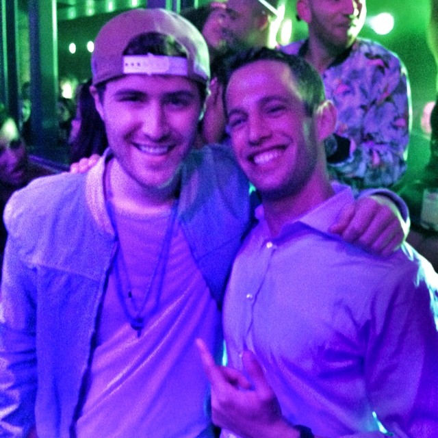 Mike Posner with a fellow Duke Grad at HAZE Nightclub in Las Vegas, NV 7/13/14
Instagram @zachsheinman
