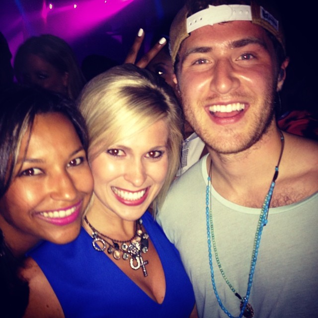 Mike Posner with fans at HAZE Nightclub in Las Vegas, NV 7/13/14
Instagram @zarda13
