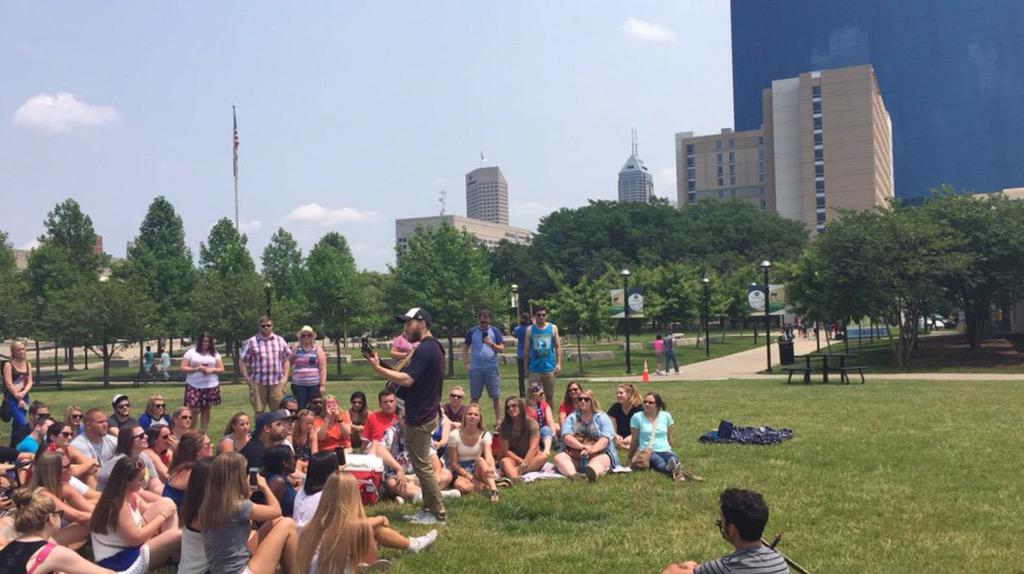 Mike Posner performing at White River State Park in Indianapolis, IN July 4, 2015
twitter.com/jjuerlinggolf
