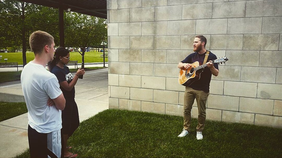 Mike Posner performing at White River State Park in Indianapolis, IN July 4, 2015
instagram.com/jbrantfilms
