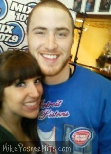 Katie Plott with Mike Posner April 22, 2011
