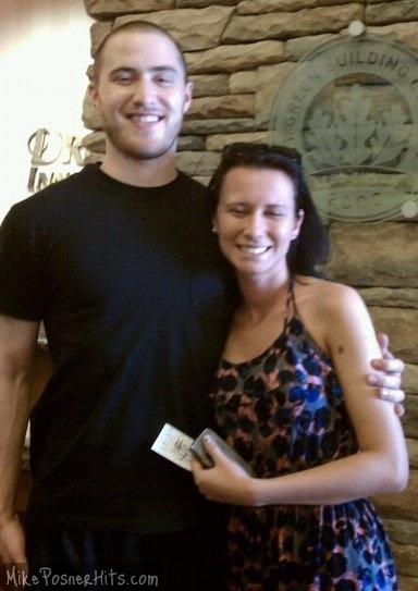 Linzy Peterson with Mike Posner May 7, 2011
