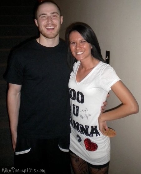 Linzy Peterson with Mike Posner May 7, 2011
