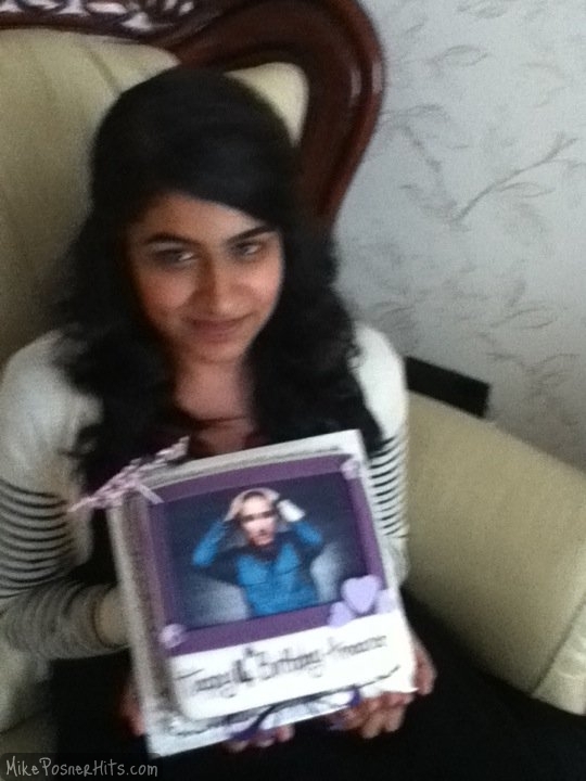 Maarah With Her Mike Posner Birthday Cake - 7/10/11
