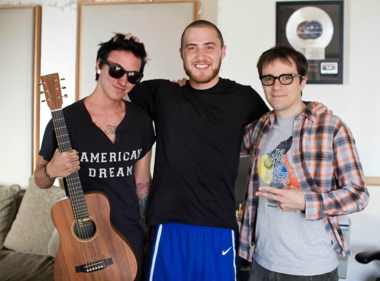 Photo Mat Musto Mike Posner And Rivers Cuomo Mike Posner Hits