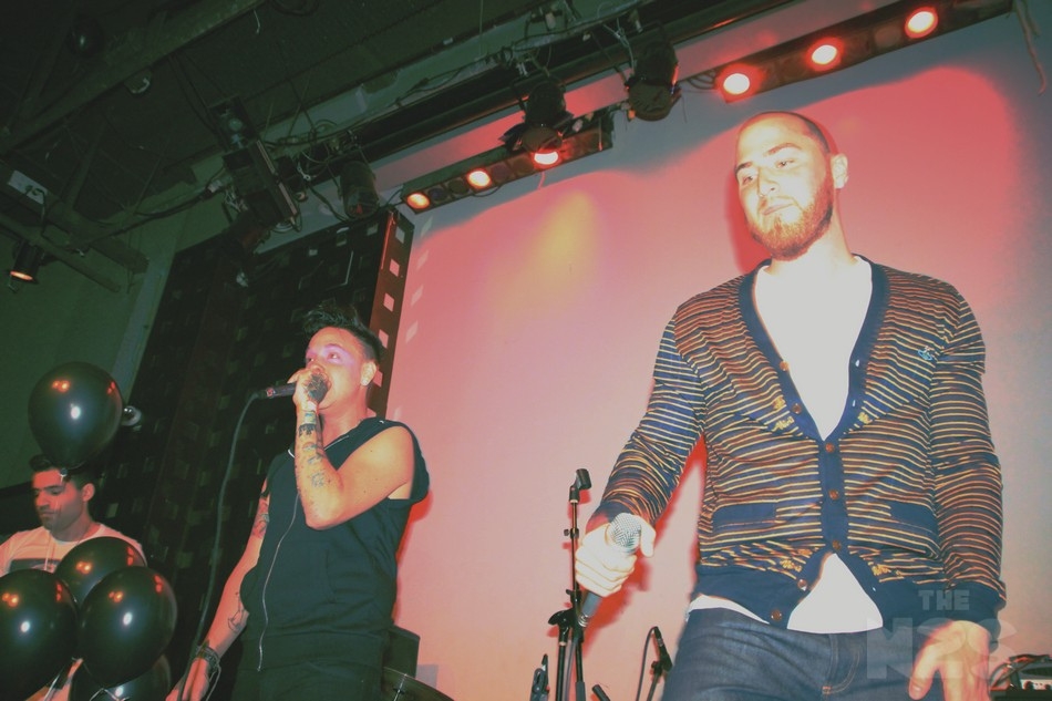 Mat "Blackbear" Musto and Mike Posner performing at S.O.B.'s in NYC 7/24/12
Photo by TheNext2Shine.com
