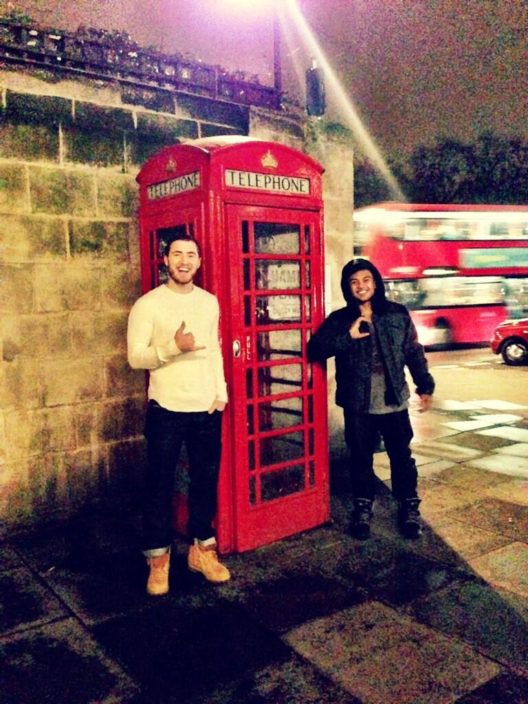 Mike Posner and Alfredo Flores - London, UK 3/6/13
