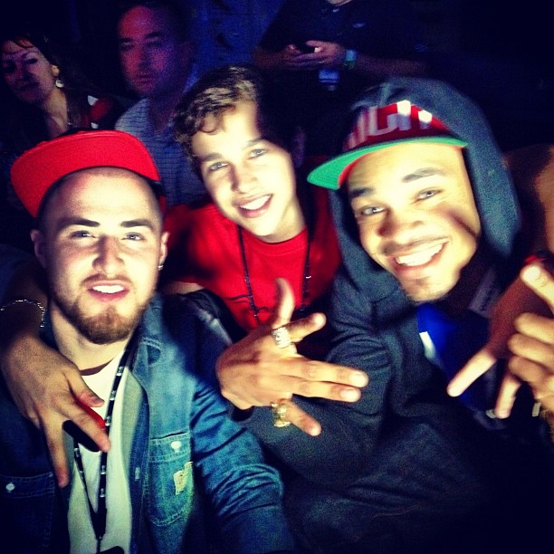 Mike Posner, Austin Mahone and Bei Maejor
