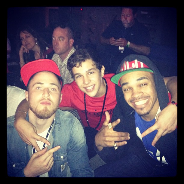 Mike Posner, Austin Mahone and Bei Maejor
