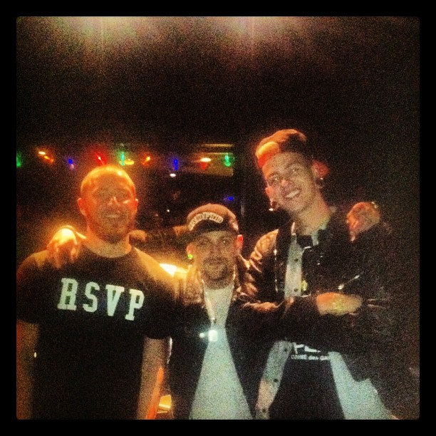 Mike Posner, Benji Madden and T. Mills 9/7/12
Photo by T. Mills
