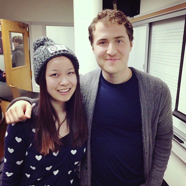 Mike Posner visiting with students at Berklee College of Music in Boston, MA March 30, 2015
instagram.com/nihaoelise
