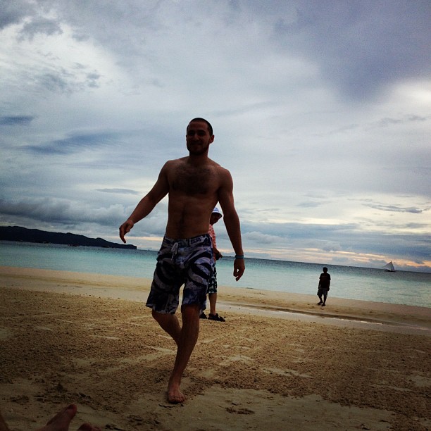 Mike on a beach in Boracay 12/5/11
