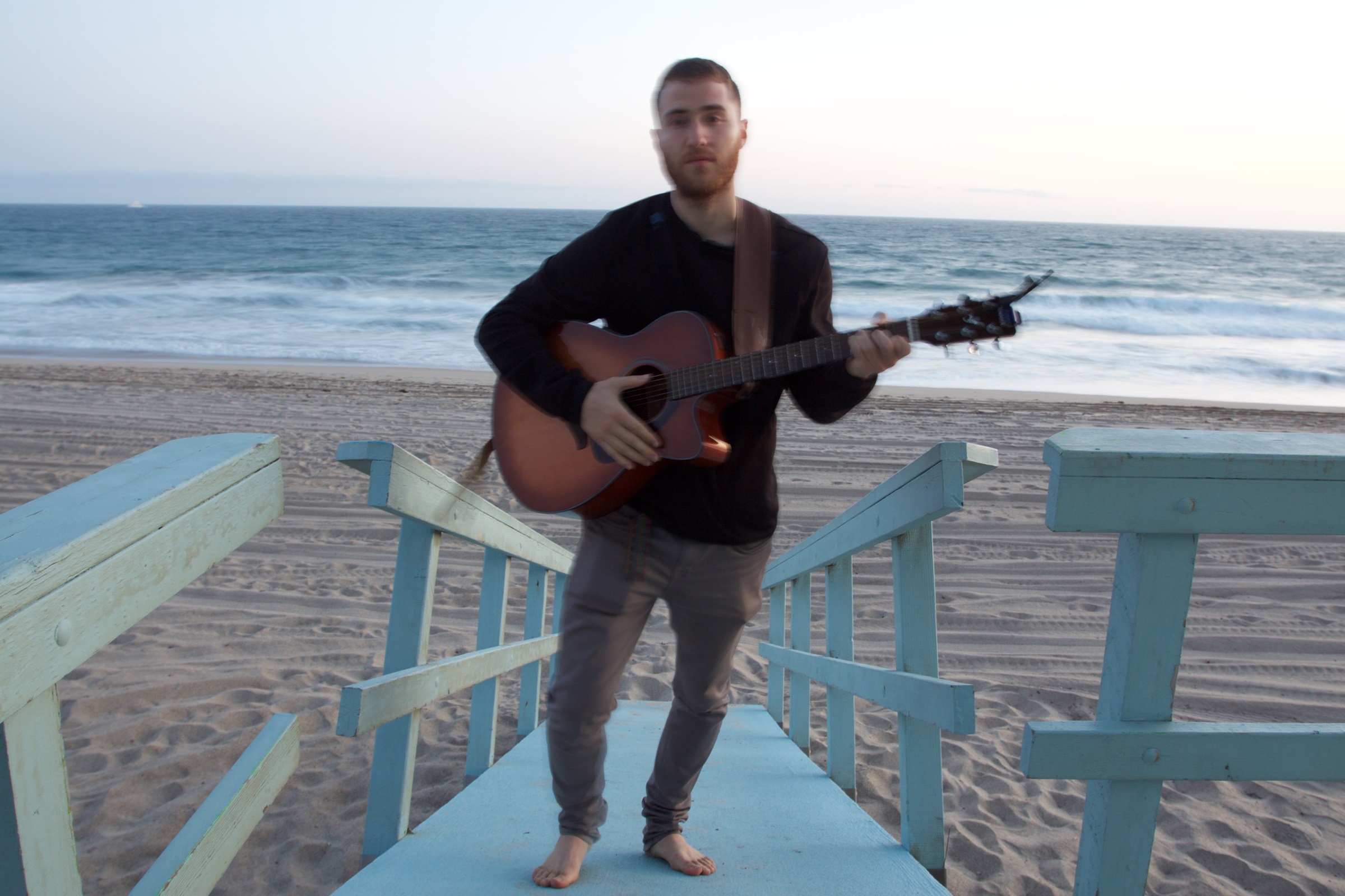 Mike Posner on a beach in California around June 2015
Photo by Adam Friedman
MikePosner.com
