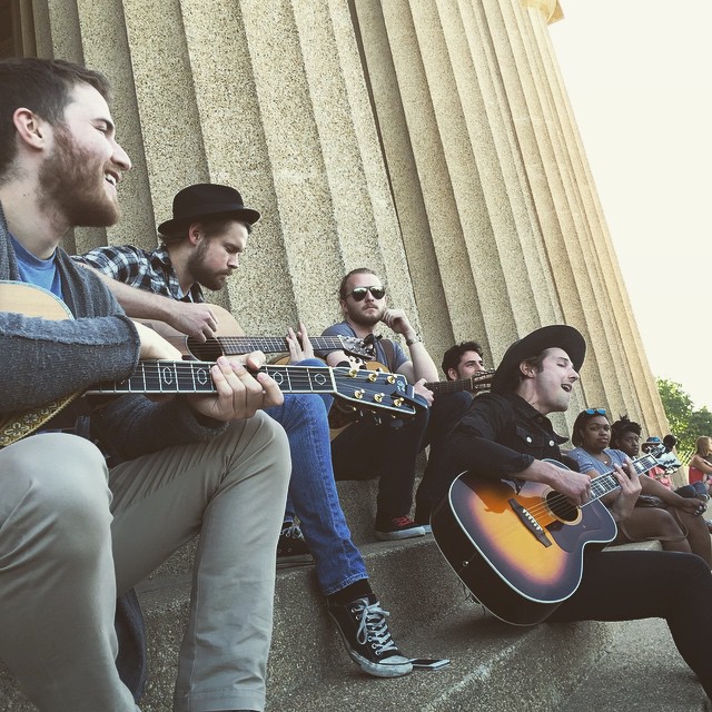 Mike Posner, Hot Chelle Rae, Chord Overstreet, Nickolas Wayne, and Adam Friedman performing at Centennial Park in Nashville, TN May 13, 2015
instagram.com/battherapper
