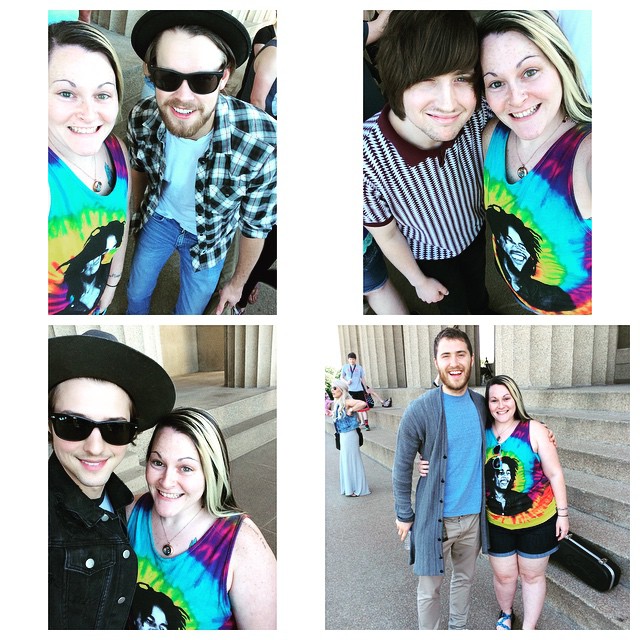 Mike Posner, Hot Chelle Rae, and Chord Overstreet at Centennial Park in Nashville, TN May 13, 2015
instagram.com/sydnij23
