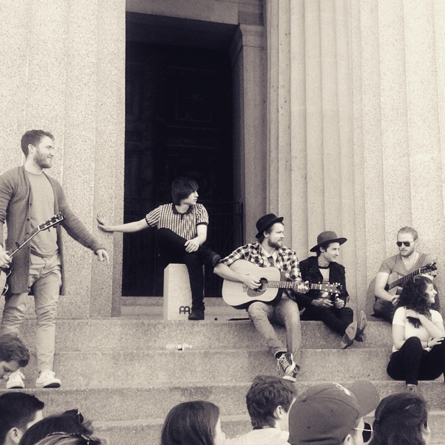 Mike Posner, Hot Chelle Rae, Chord Overstreet, and Nickolas Wayne performing at Centennial Park in Nashville, TN May 13, 2015
instagram.com/shann0nmiranda
