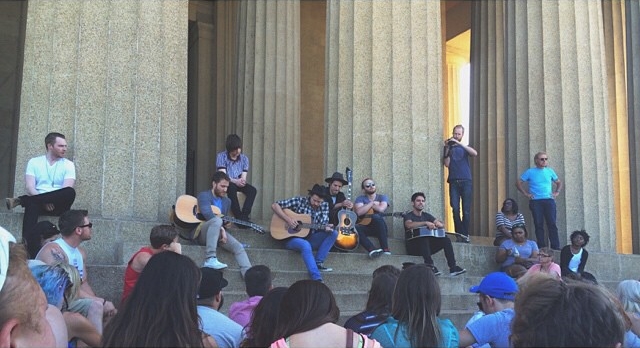 Mike Posner, Hot Chelle Rae, Chord Overstreet, Nickolas Wayne, and Adam Friedman performing at Centennial Park in Nashville, TN May 13, 2015
instagram.com/miss_megon
