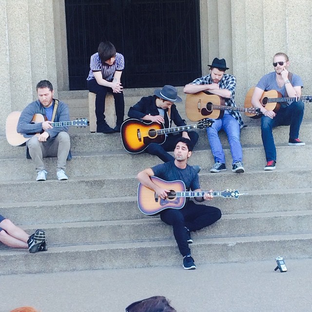 Mike Posner, Hot Chelle Rae, Chord Overstreet, Nickolas Wayne, and Adam Friedman performing at Centennial Park in Nashville, TN May 13, 2015
instagram.com/adamfriedmanmusic
