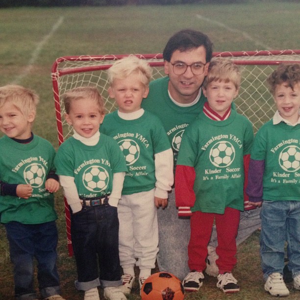 Mike Posner as a little soccer player when he was a young boy (2nd from the right)
Photo by Mike Posner
instagram.com/mikeposner
