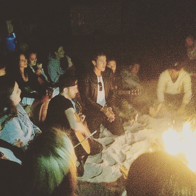 Mike Posner and Timeflies singing by a campfire at Flying Point Beach in Southampton, NY June 10, 2015
instagram.com/daveydee_nyc
