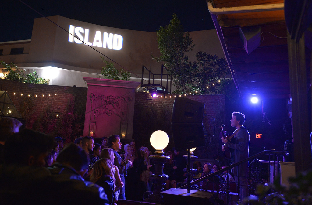 Mike Posner performing at Island Records Presents Island Life at No Vacancy in Los Angeles, CA April 8, 2015
Photo credit: Charley Gallay
