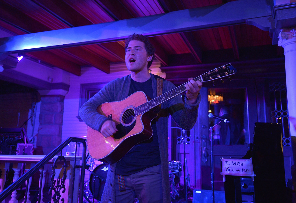 Mike Posner performing at Island Records Presents Island Life at No Vacancy in Los Angeles, CA April 8, 2015
Photo credit: Charley Gallay
