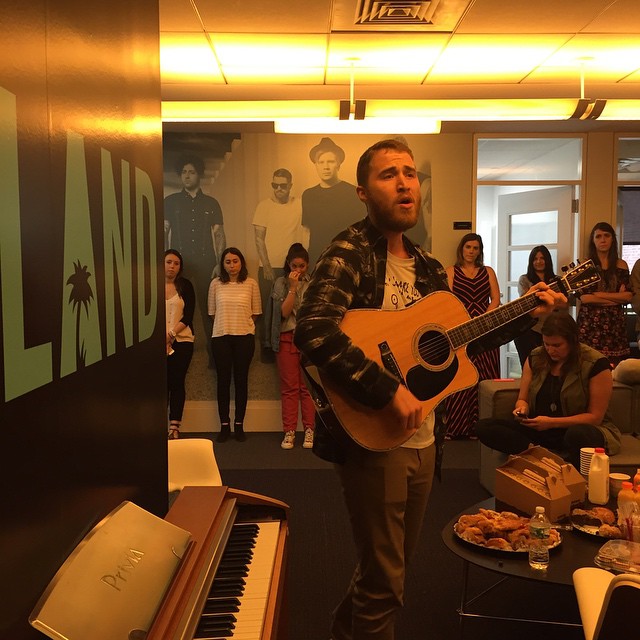 Mike Posner performing at the Island Records office in NYC June 9, 2015
instagram.com/ryan_stevens__
