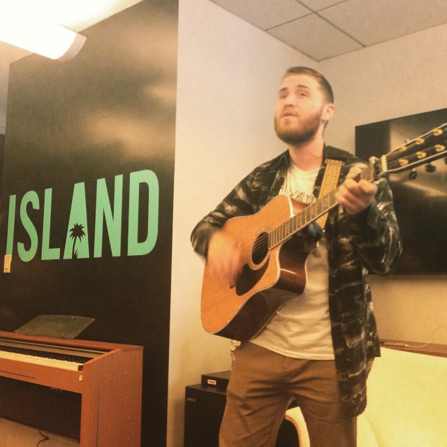 Mike Posner performing at the Island Records office in NYC June 9, 2015
instagram.com/avergote
