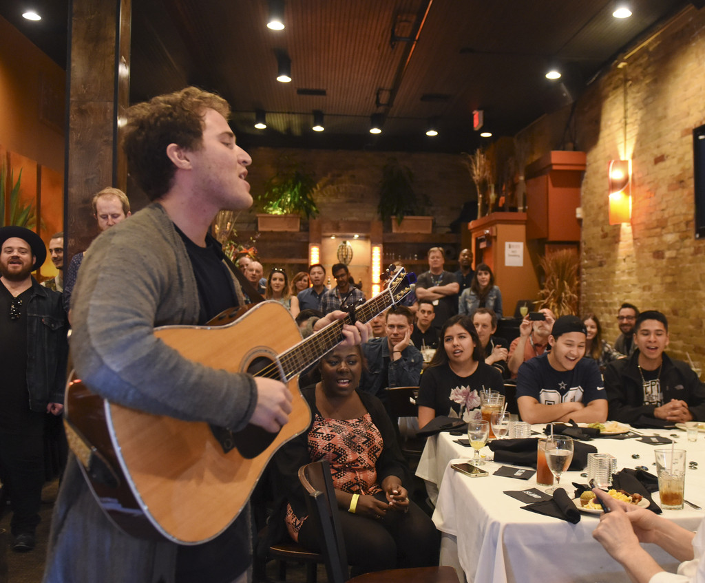 Mike Posner performing at Island Records Island Life Brunch at SXSW in Austin, TX - March 19, 2015
Photo credit: Vivien Killilea
