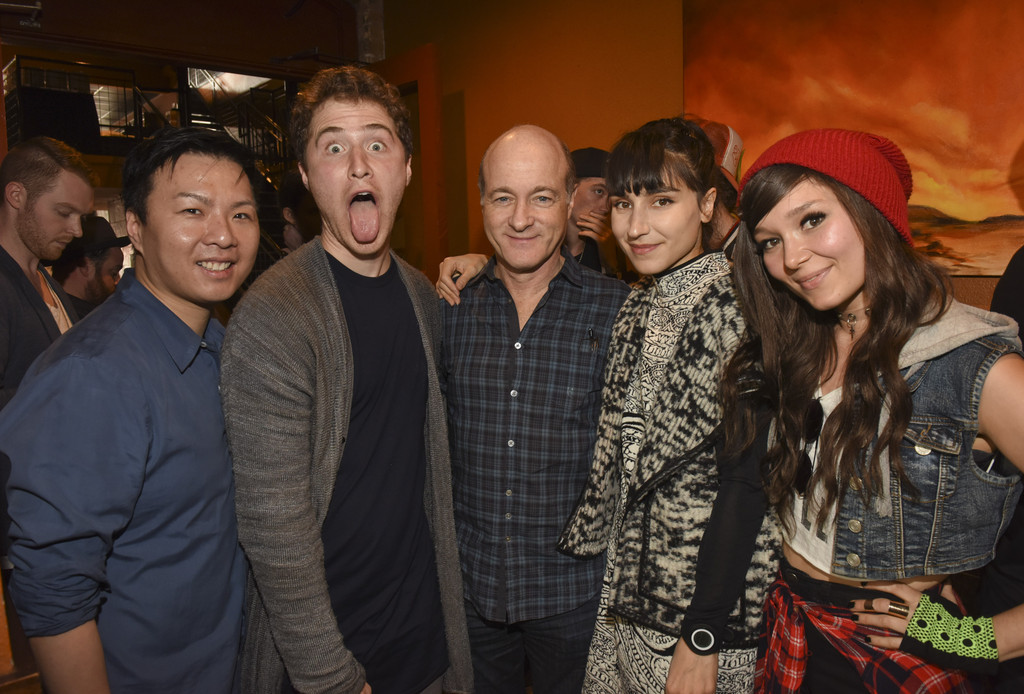 Eric Wong (Island Records), Mike Posner, David Massey (President of Island Records), Laleh, and Nova Rockafeller at Island Records Island Life Brunch at SXSW in Austin, TX - March 19, 2015
Photo credit: Vivien Killilea
