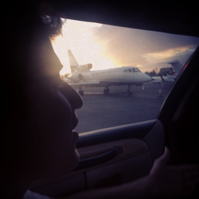 Mike Posner before boarding a private jet to Las Vegas, NV 7/26/2014
Instagram @jasonevigan
