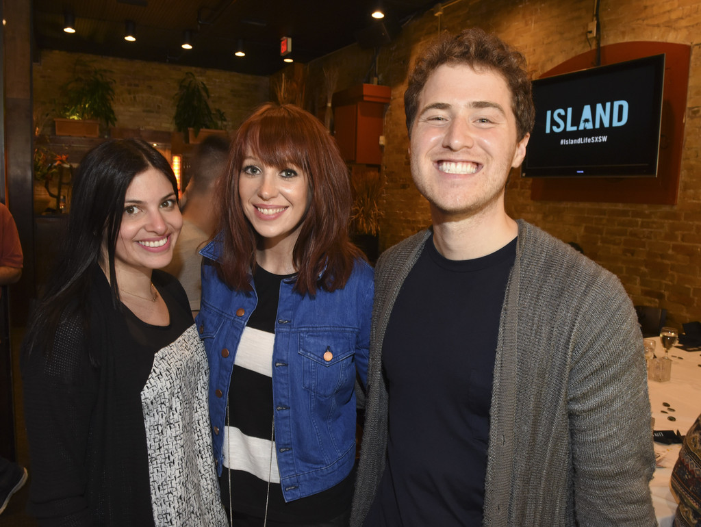 Lauren Schneider (Island Records), Laura Welsh, and Mike Posner at Island Records Island Life Brunch at SXSW in Austin, TX - March 19, 2015
Photo credit: Vivien Killilea
