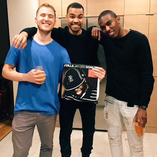 Mike Posner with his friends Lawrence Lamont and Vitto April 16, 2015
instagram.com/justvitto
