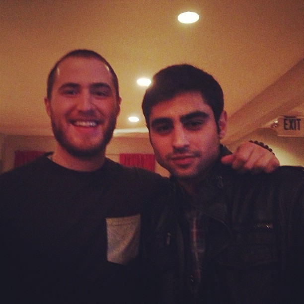 Mike Posner and his friend Milo Frank at a Christmas Party 12/13/2012
instagram.com/milofrank

