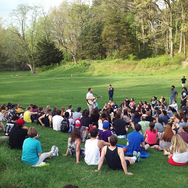 Mike Posner performing at Nichols Arboretum in Ann Arbor, MI May 9, 2015
instagram.com/davguz313
