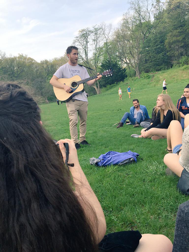 Mike Posner performing at Nichols Arboretum in Ann Arbor, MI May 9, 2015
twitter.com/mirandabagozzi
