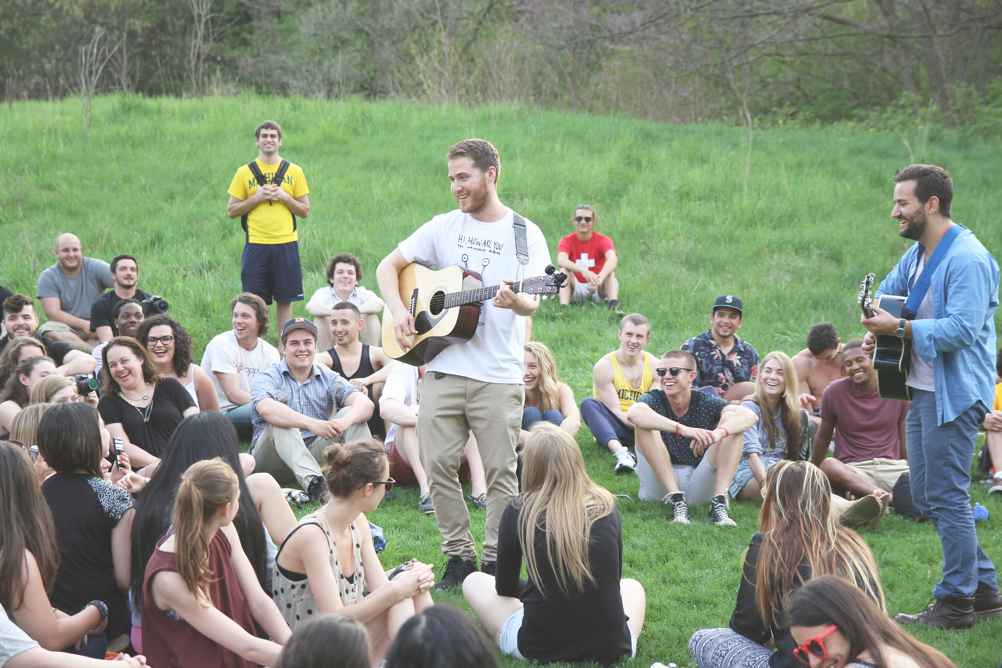 Mike Posner and Matthew Greenberg performing at Nichols Arboretum in Ann Arbor, MI May 9, 2015
Photo by Adrianna Velazquez
twitter.com/avelazq12
VerityMag.com
