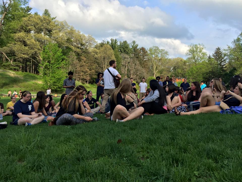 Mike Posner performing at Nichols Arboretum in Ann Arbor, MI May 9, 2015
Photo by Jacob Kwabena Smith
