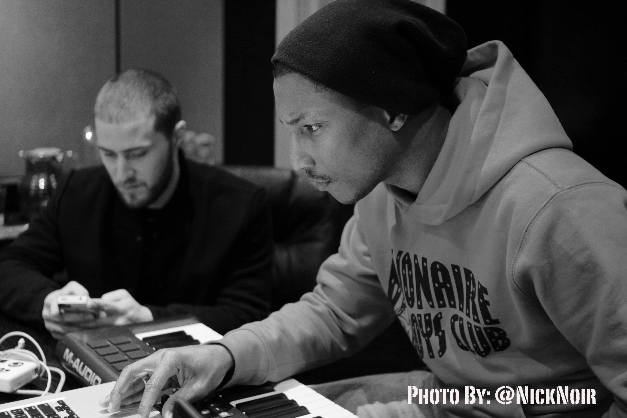 Mike Posner and Pharrell 1/9/2012
Photo taken by Nicholas Black
