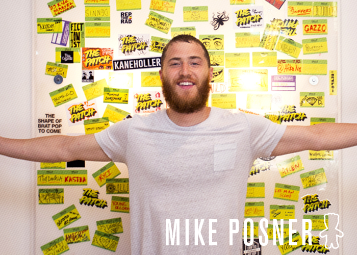 Mike Posner at the Brooklyn Patch, a tricked-out artist crash pad paid for by Sour Patch Kids, on July 27, 2015
thepatchhouse.tumblr.com
