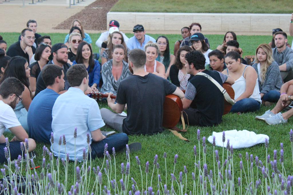 Mike Posner and Adam Friedman performing at The Getty in Los Angeles, CA June 20, 2015
MikePosner.com
