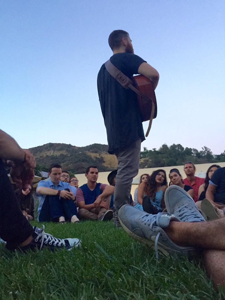 Mike Posner performing at The Getty in Los Angeles, CA June 20, 2015
twitter.com/Milo_Frank
