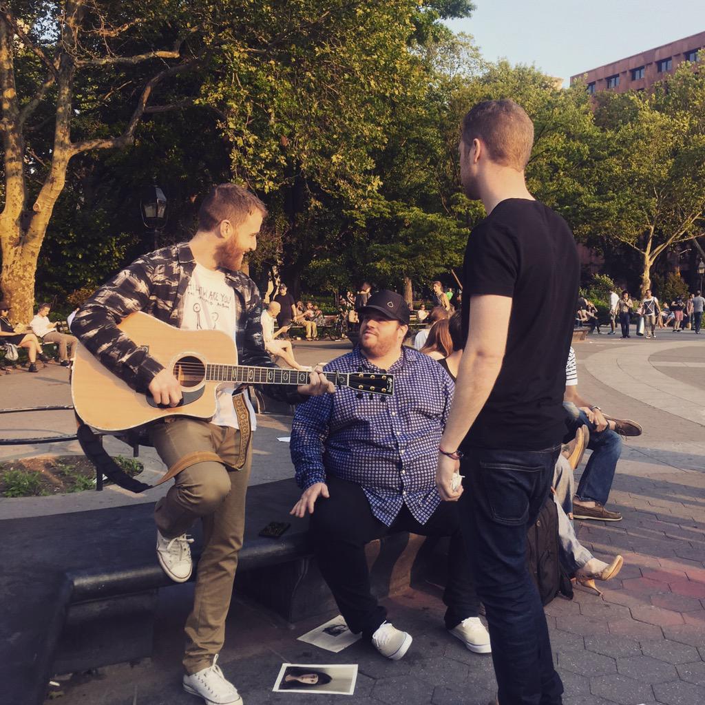 Mike Posner at Washington Square Park in New York, NY June 9, 2015
twitter.com/singerwriter
