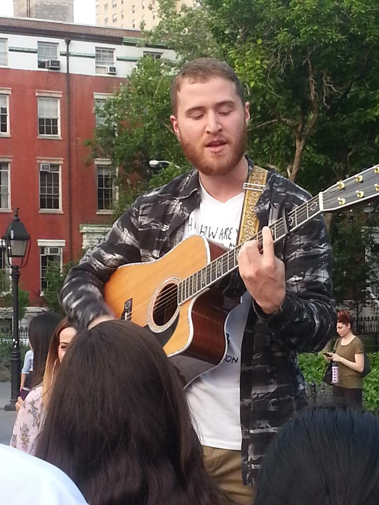 Mike Posner performing at Washington Square Park in New York, NY June 9, 2015
twitter.com/LitalAllouche
