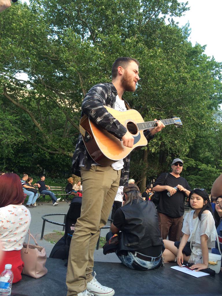 Mike Posner performing at Washington Square Park in New York, NY June 9, 2015
twitter.com/danceonfordays
