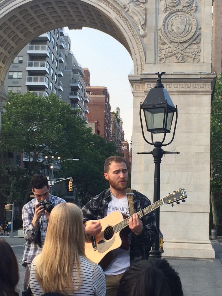 Mike Posner performing at Washington Square Park in New York, NY June 9, 2015
twitter.com/gravytees
