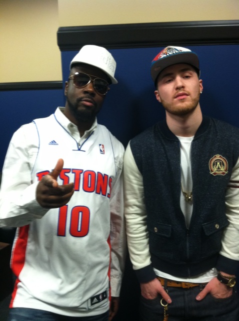 Mike Posner and Wyclef Jean
